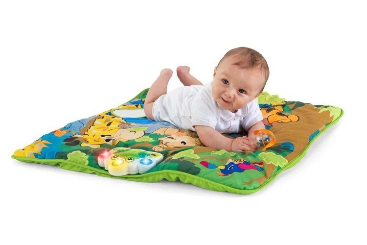 Aktivitātes muzikalais paklājs Chicco Jungle Play Mat