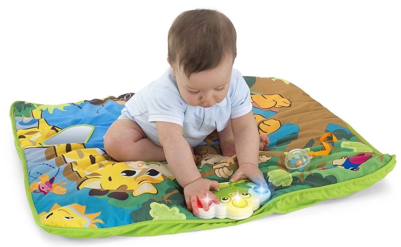 Aktivitātes muzikalais paklājs Chicco Jungle Play Mat