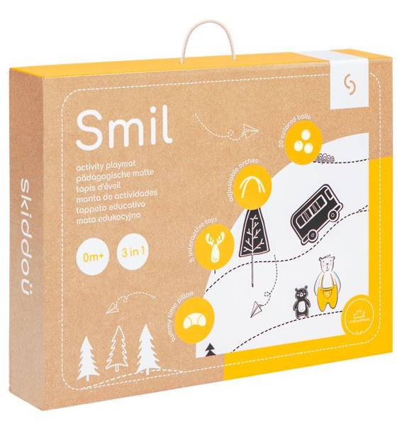 Aktivitātes paklājs Skiddou Smil 3in1