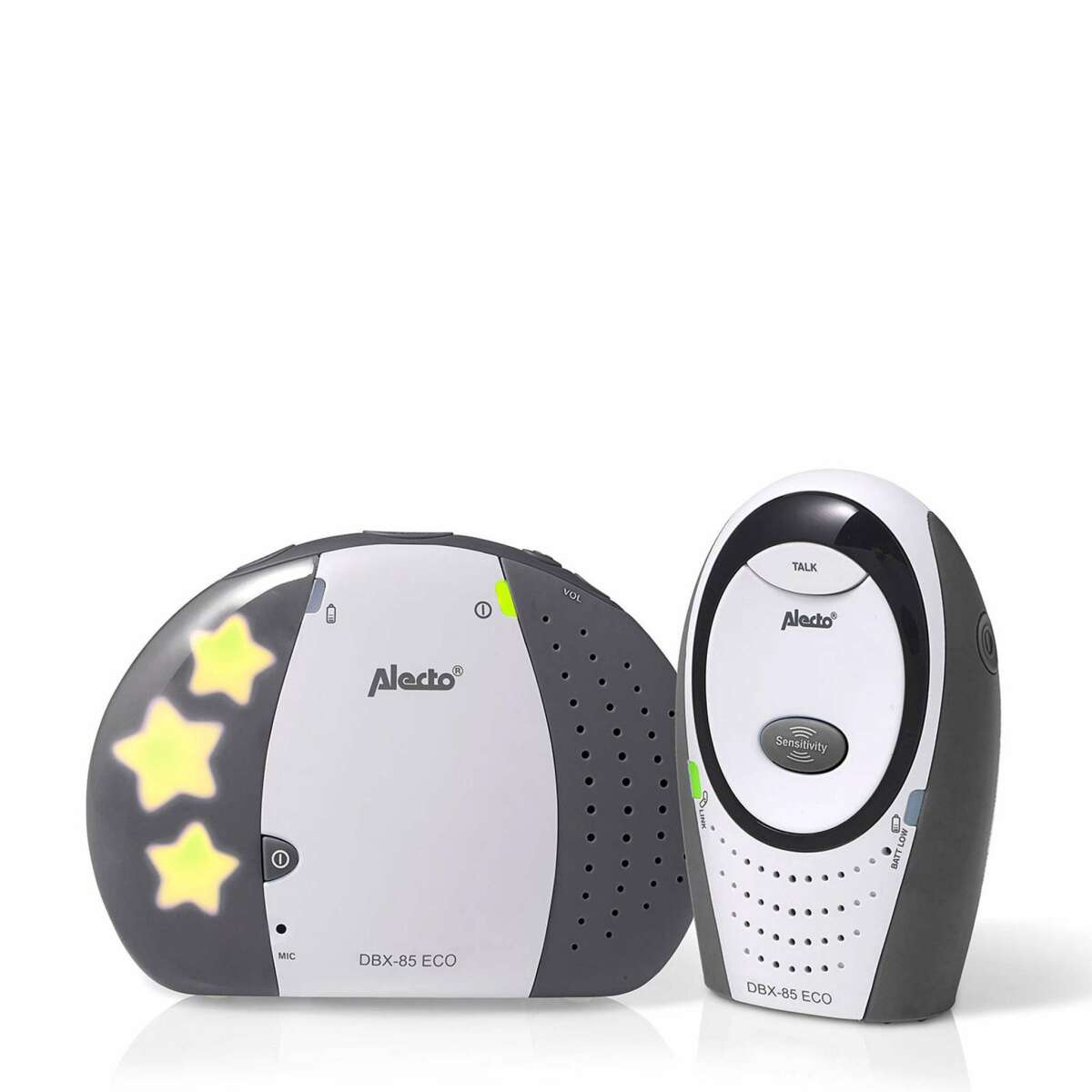 Alecto Eco Dect Baby Monitor ECO grey цифровая радионяня