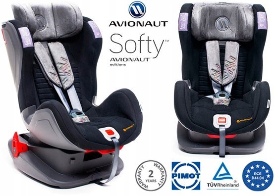 Avionaut Glider Softy Isofix Royal L.01 Детское автокресло 9-25 кг