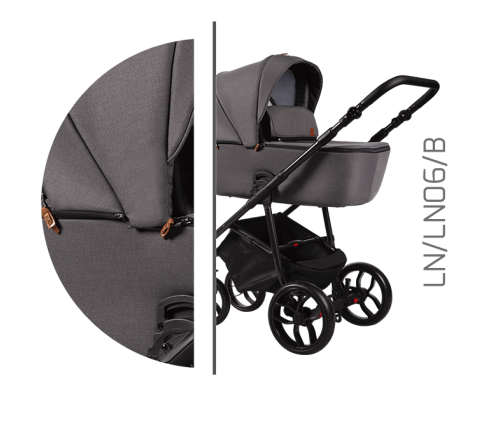 Baby Merc La Noche LNL/LN06/B Детская коляска 2 в 1