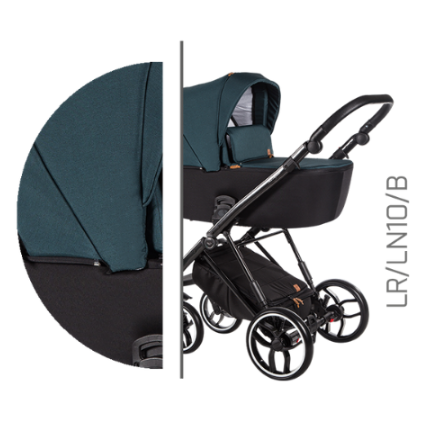 Baby Merc La Rosa LRL/LN10/B Детская коляска 2 в 1