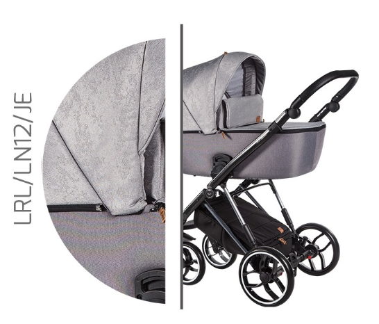 Baby Merc La Rosa LRL/LN12/B Детская коляска 3 в 1