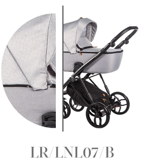 Baby Merc La Rosa LRL/LNL07/B Детская коляска 3 в 1