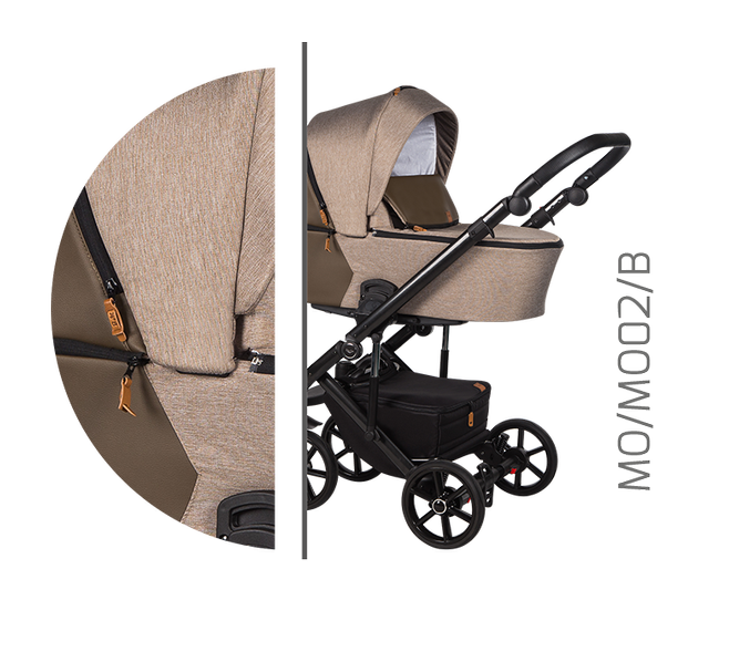 Baby Merc Mosca MO/MO02/B Детская коляска 2 в 1