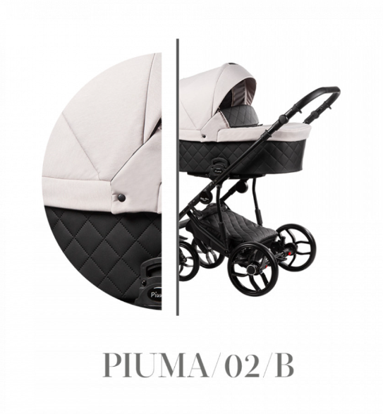 Baby Merc Piuma 02B Детская коляска 2 в 1