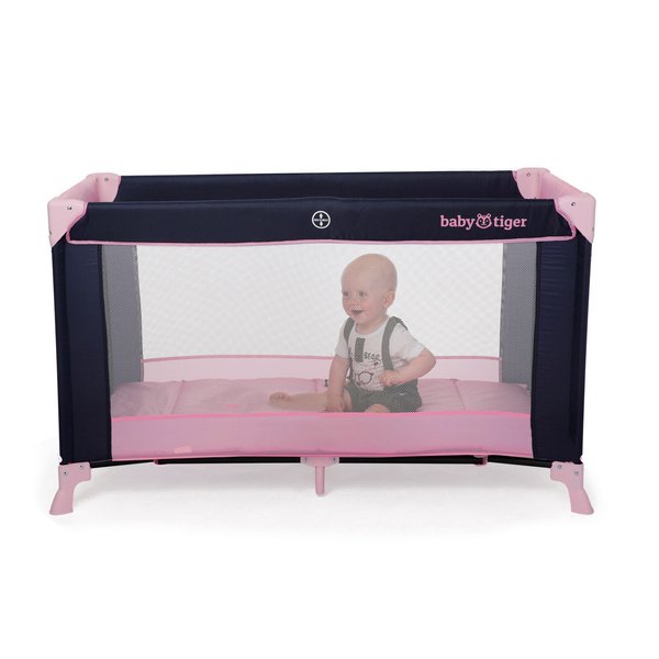 Baby Tiger Viki Pink Кровать манеж для путешествий