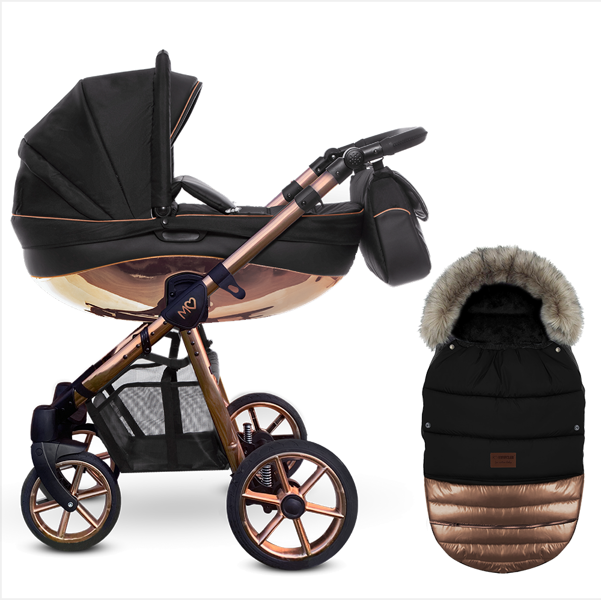 Babyactive Glossy Black Rose Gold DS_02 Спальный мешок Сумка