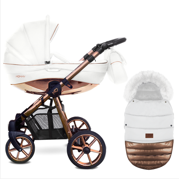 Babyactive Glossy White Rose Gold DS_06 Спальный мешок Сумка