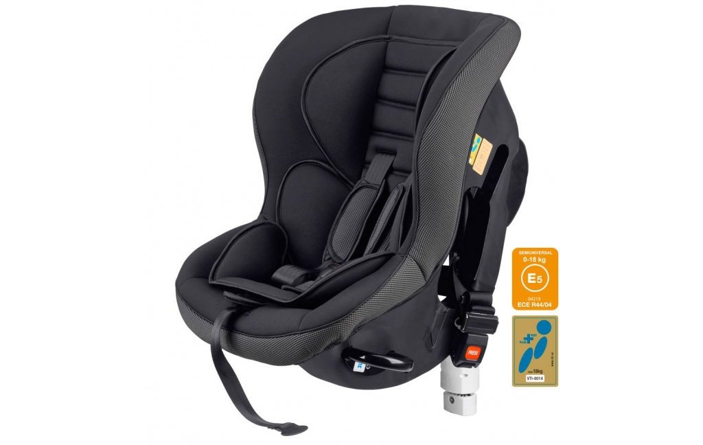 Babysafe Akita Black Bērnu autosēdeklis 0-18 kg