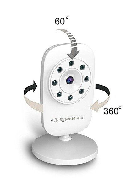 BabySense Video Baby Monitor Z2 Wireless Mobilā video aukle