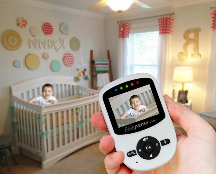 BabySense Video Baby Monitor Z2 Wireless Mobilā video aukle