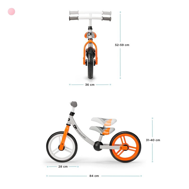 Беговел Kinderkraft 2Way Next Blaze Orange