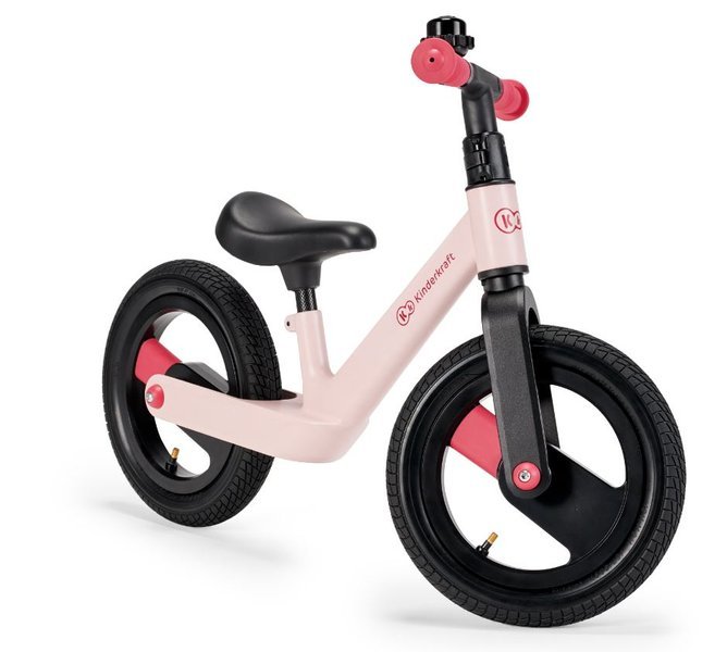 Balansa ritenis Kinderkraft Goswift Candy Pink + regulējama ķivere bērniem