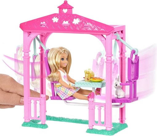 Barbie Club Chelsea Doll and Playset кукла FDB32-1