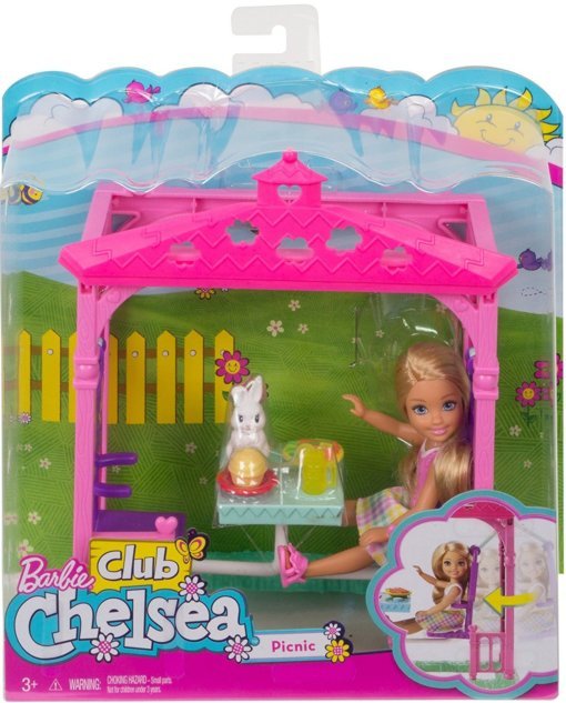 Barbie Club Chelsea Doll and Playset кукла FDB32-1