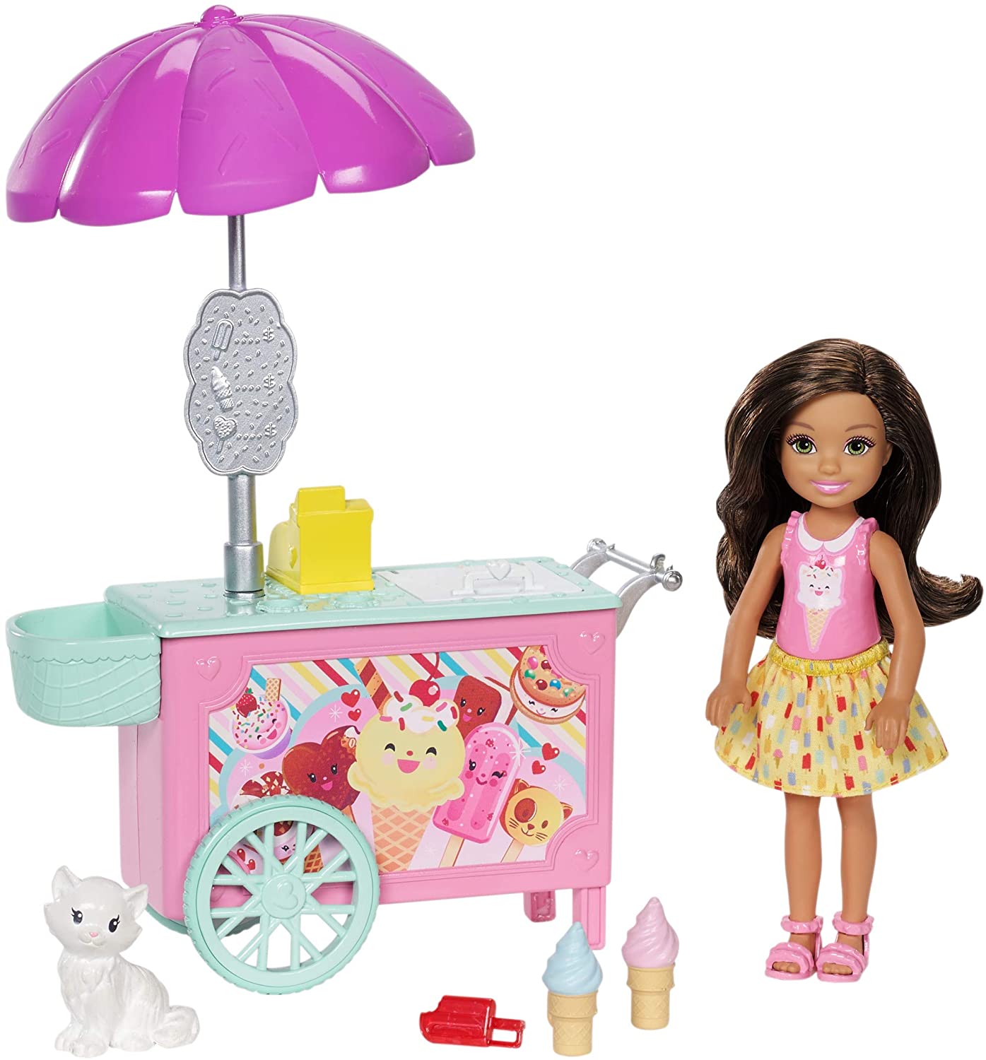 Barbie Club Chelsea Doll and Playset кукла FDB32-2