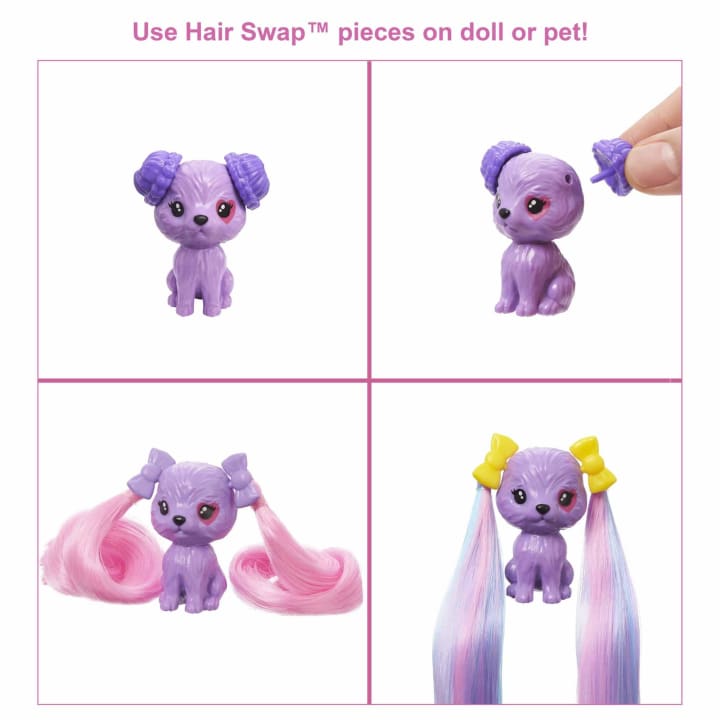 Barbie Color Reveal Hair Feature Playset кукла HBG38-2