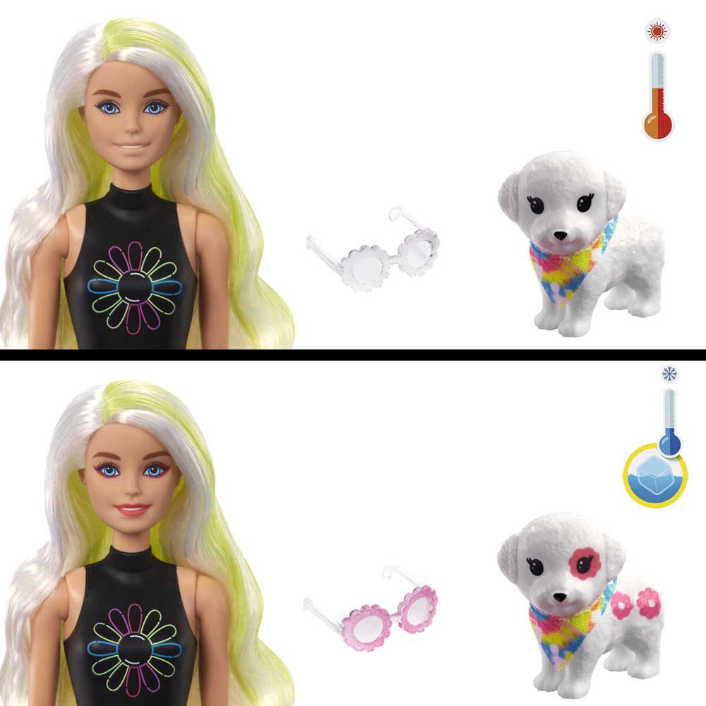 Barbie Color Reveal Neon Tie-Dye + 25 Surprises HCD25 Lelle