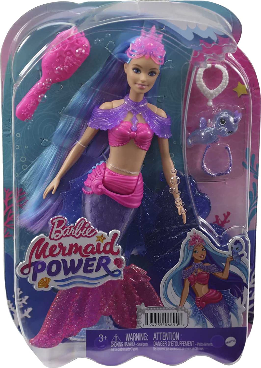 Barbie Content Co-lead Mermaid - Malibu HHG52 Kукла русалка