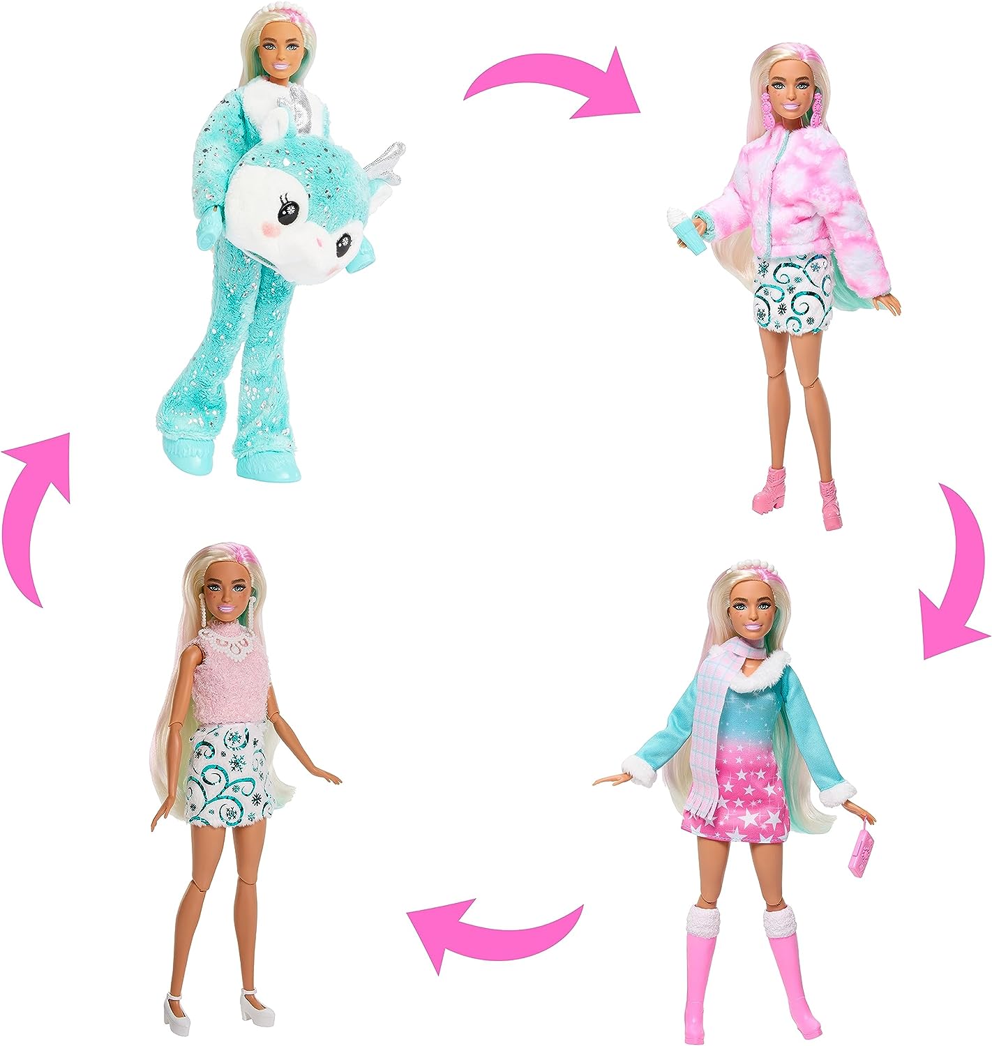 Barbie Cutie Reveal Advent Calendar + 24 Surprises HJX76 + Lelle