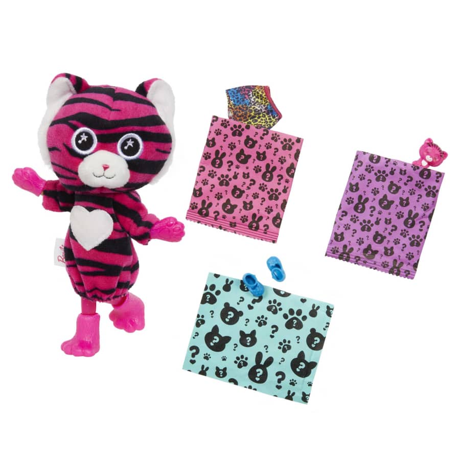 Barbie Cutie Reveal Chelsea Doll Jungle Friends Series Tiger HKR15 Kукла