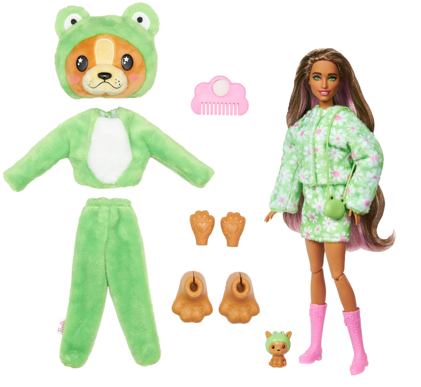 Barbie Cutie Reveal Dog in Frog HRK24 Kукла