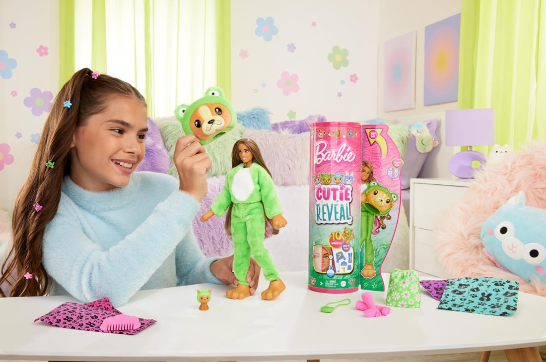 Barbie Cutie Reveal Dog in Frog HRK24 Lelle