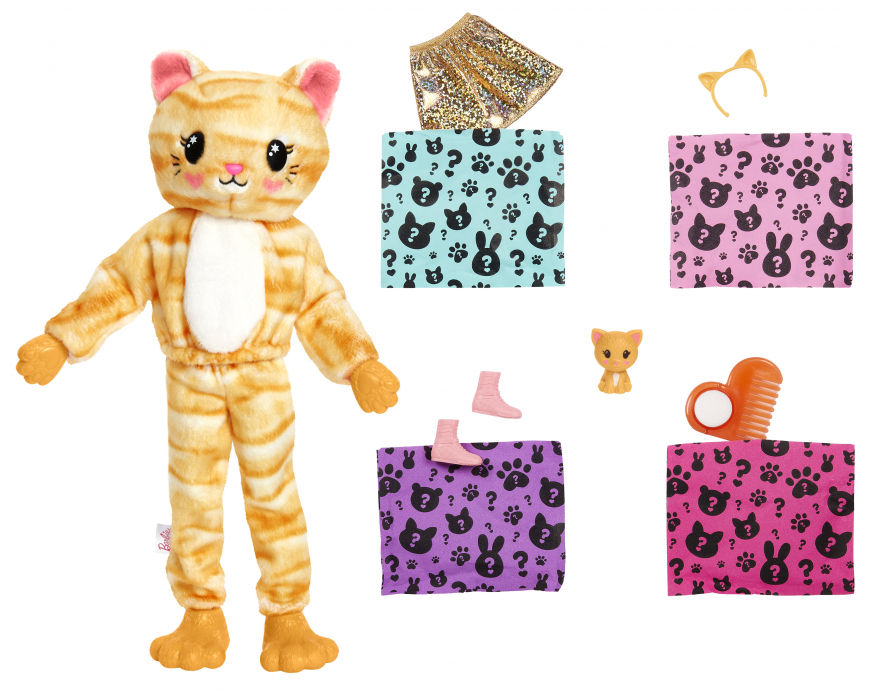 Barbie Cutie Reveal Doll Kitten кукла HHG20