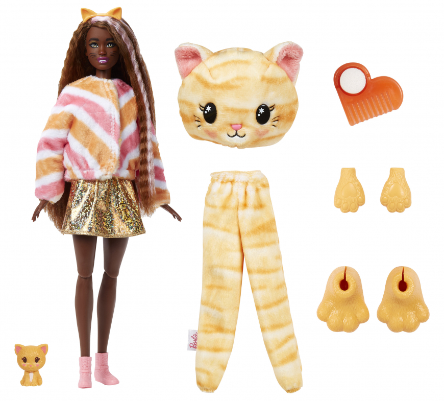 Barbie Cutie Reveal Doll Kitten кукла HHG20