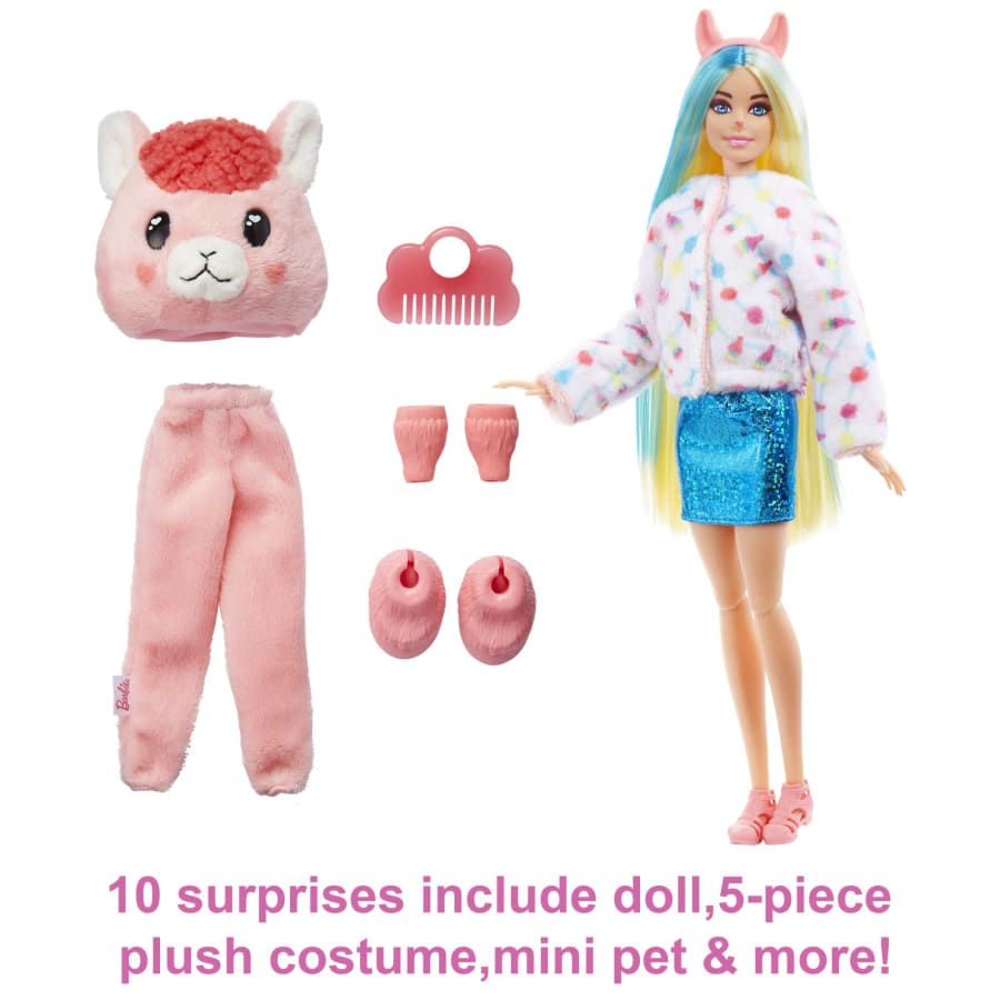 Barbie Cutie Reveal Dreamland Fantasy Lama HJL60 Kукла