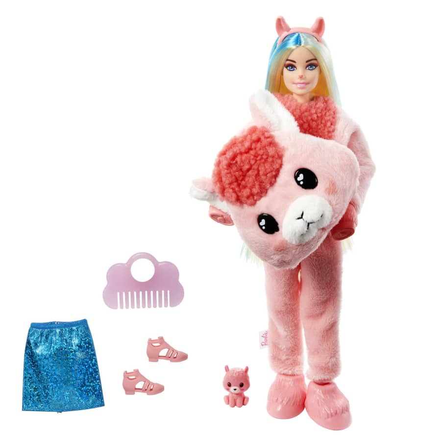 Barbie Cutie Reveal Dreamland Fantasy Lama HJL60 Lelle