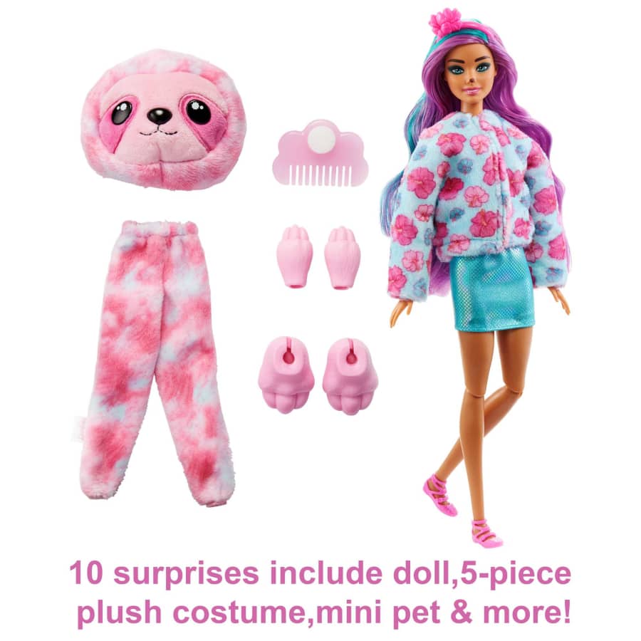 Barbie Cutie Reveal Dreamland Fantasy Sloth HJL59 Lelle