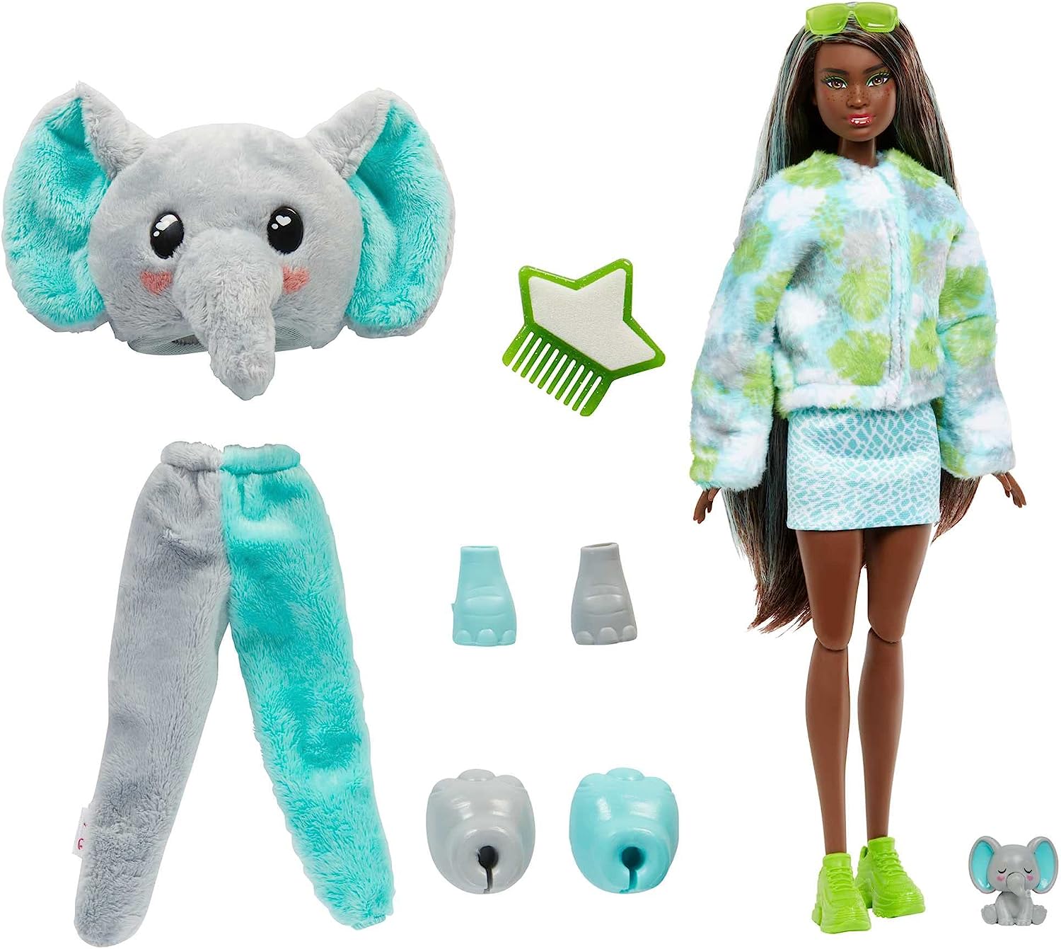 Barbie Cutie Reveal Jungle Friends Elephant HKP98 Lelle