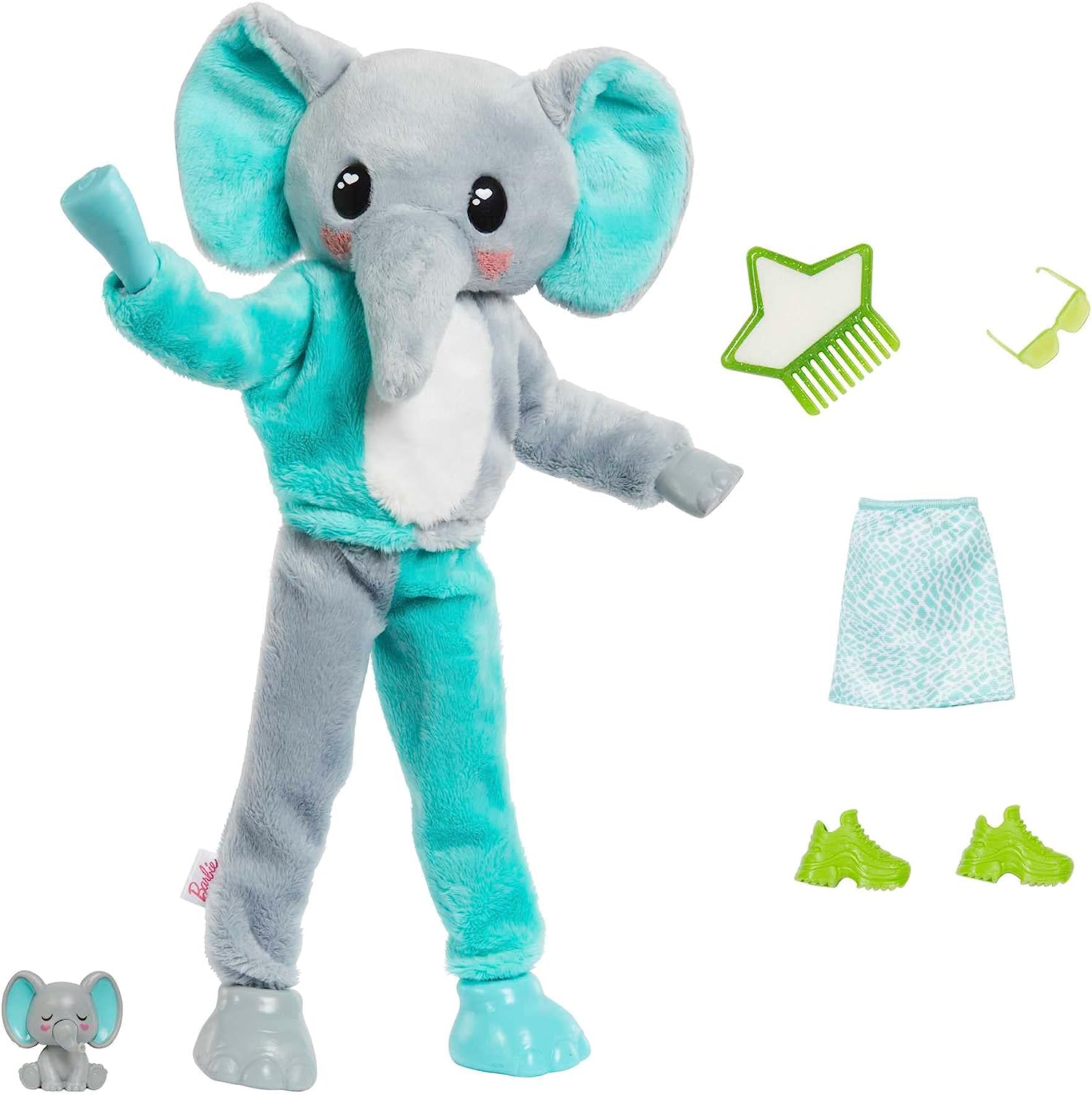 Barbie Cutie Reveal Jungle Friends Elephant HKP98 Kукла