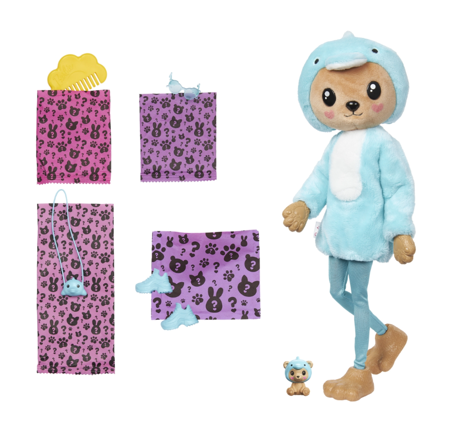 Barbie Cutie Reveal Teddy Dolphin HRK25 Kукла