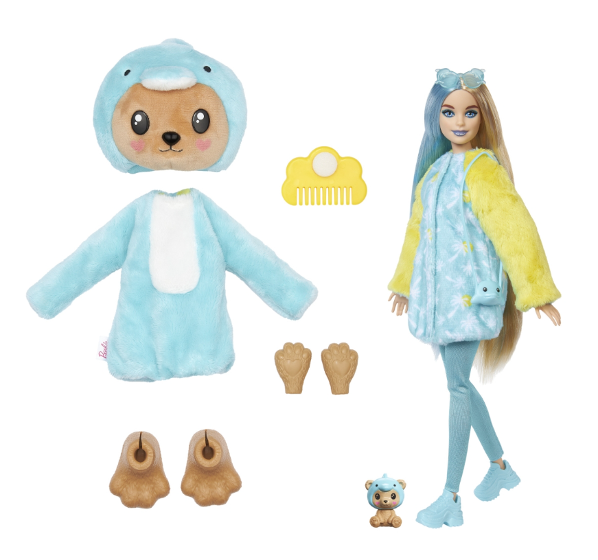 Barbie Cutie Reveal Teddy Dolphin HRK25 Kукла