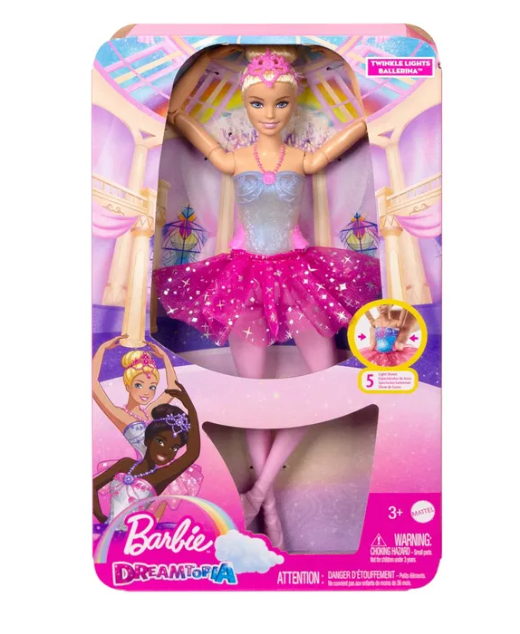 Barbie Dreamtopia Twinkle Lights Ballerina HLC25 кукла