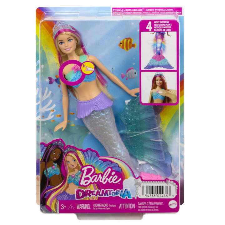 Barbie Dreamtopia Twinkle Lights Mermaid кукла HDJ36-1