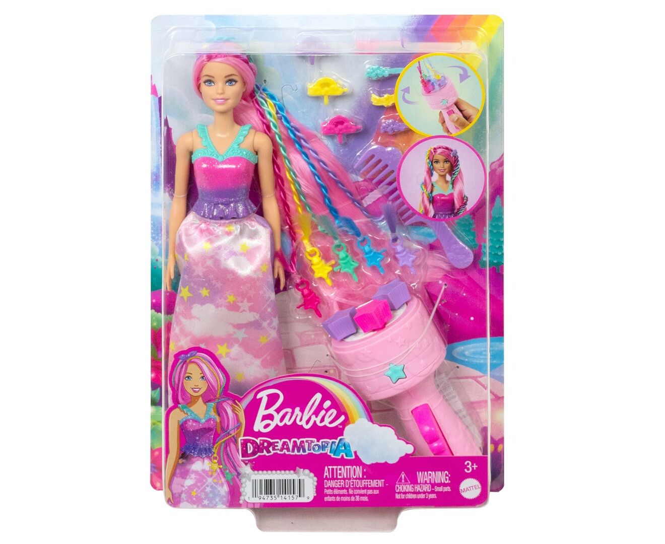 Barbie Dreamtopia Twist N' Style Princess HNJ06 кукла