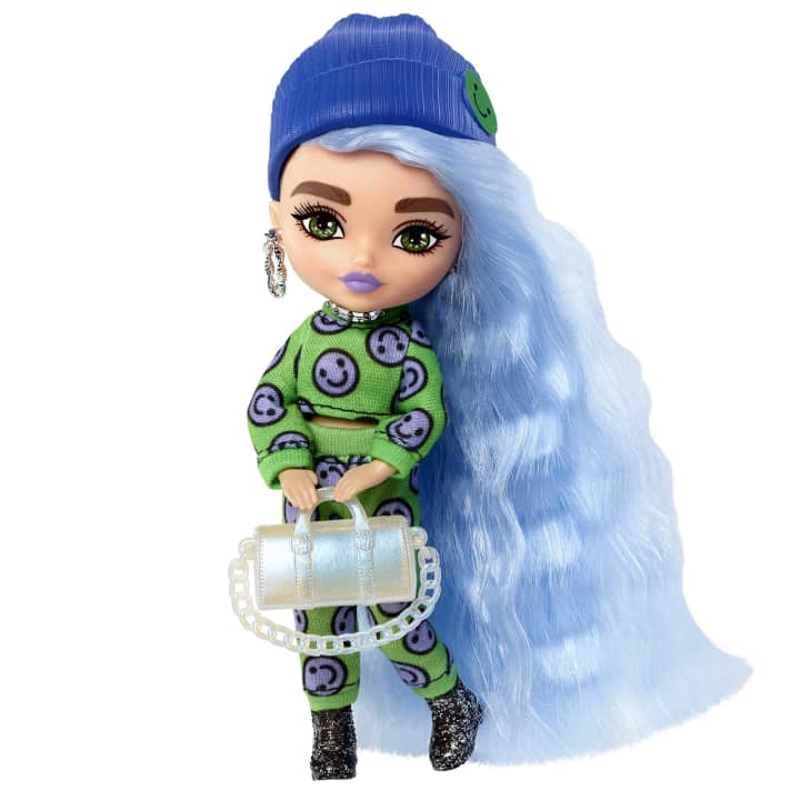 Barbie Extra Mini Doll кукла Icy Blue Hair HGP65