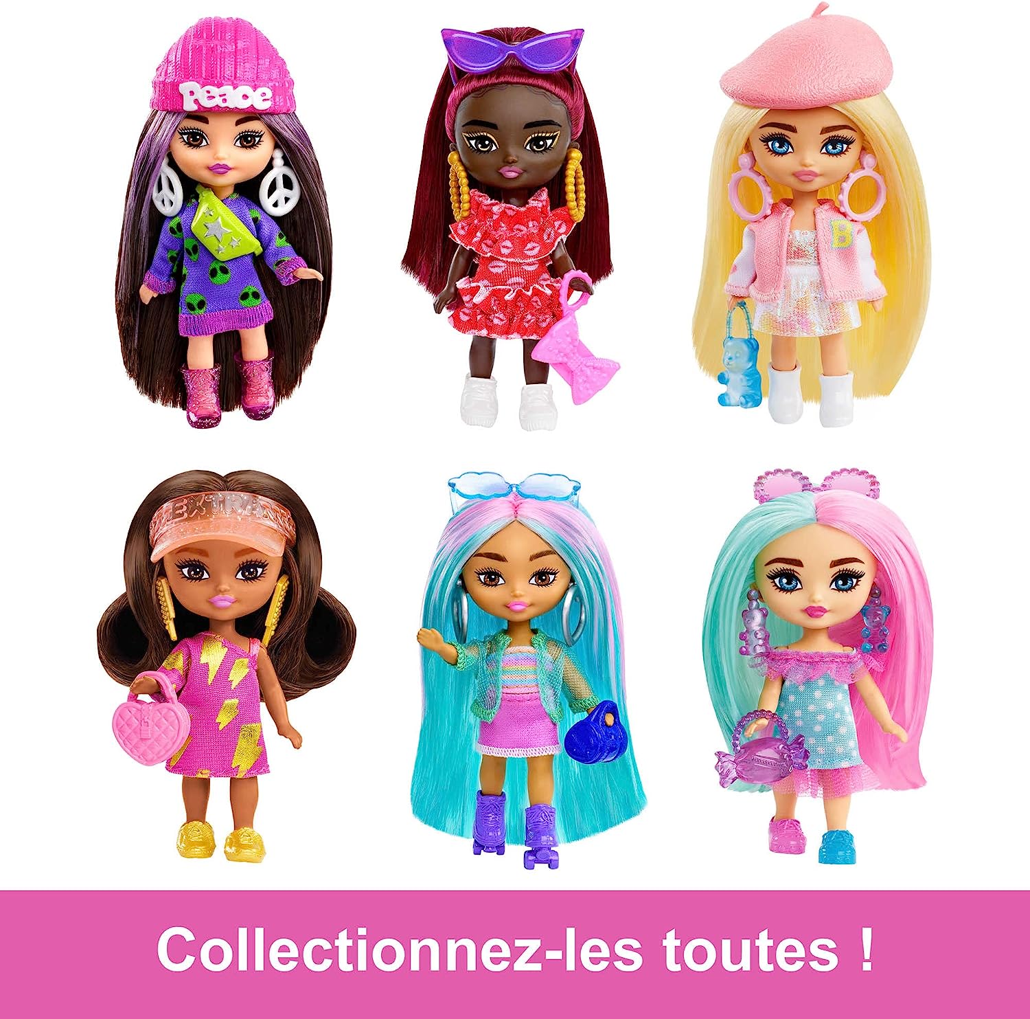 Barbie Extra Mini Minis Blonde Varsity HLN48 Lelle