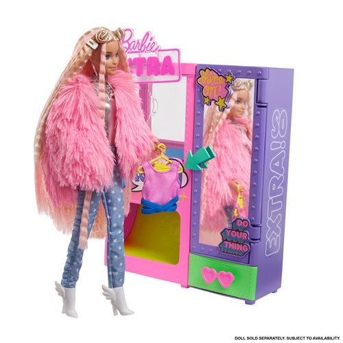 Barbie Extra Surprise Fashion Closet Playset шкаф HFG75