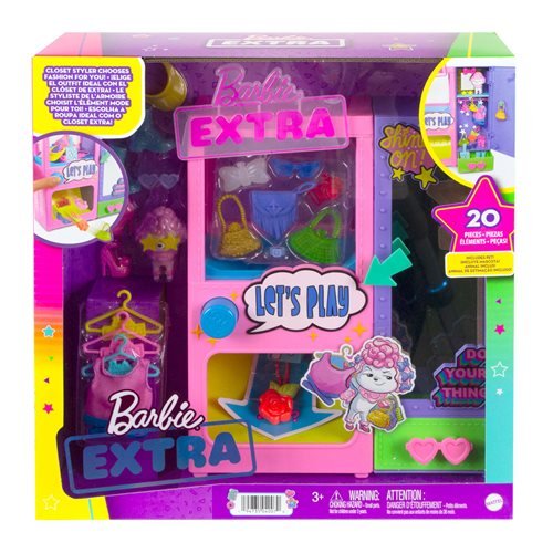 Barbie Extra Surprise Fashion Closet Playset шкаф HFG75