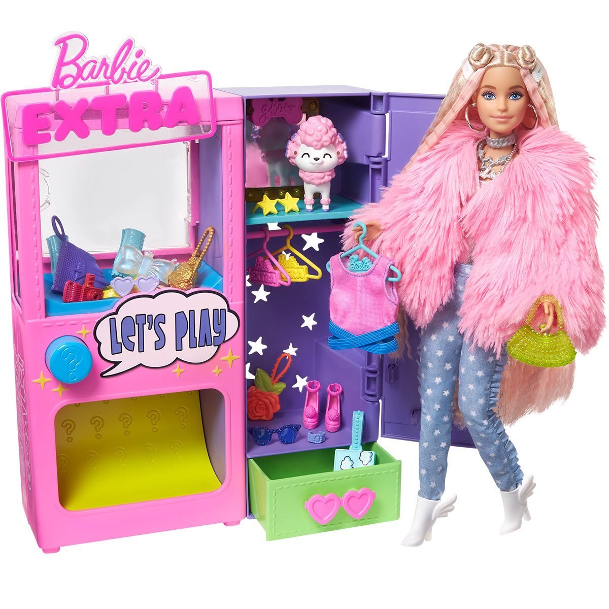 Barbie Extra Surprise Fashion Closet Playset шкаф HFG75