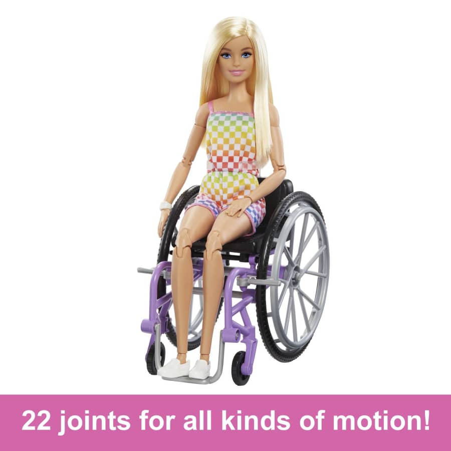 Barbie Fashionistas Doll Asst. Blonde Wheelchair HJT13 Kукла