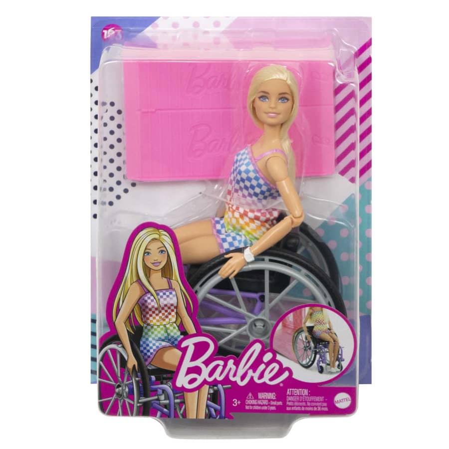 Barbie Fashionistas Doll Asst. Blonde Wheelchair HJT13 Kукла