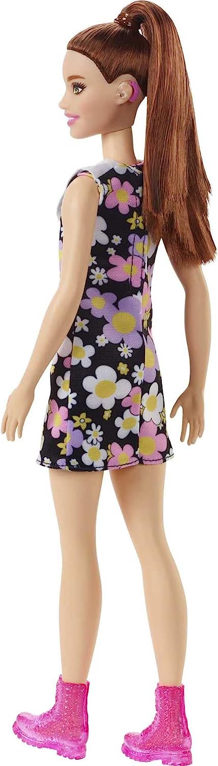 Barbie Fashionistas Doll Asst. Daisy Dress (Hearing Aid) HBV19 Kукла