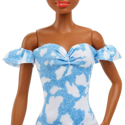 Barbie Fashionistas Doll Asst. Denim Dress HBV17 Kукла